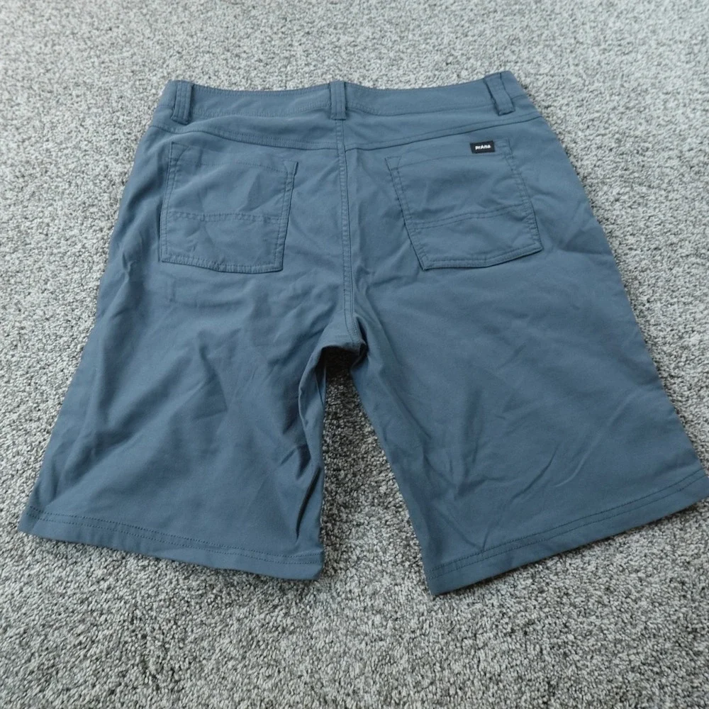Prаnа Shorts Mens 35 Blue Stretch Zion Performance Hiking Outdoor Travel Tech